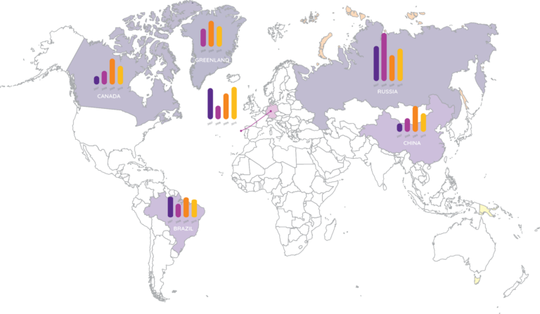 TFR infographics mapa